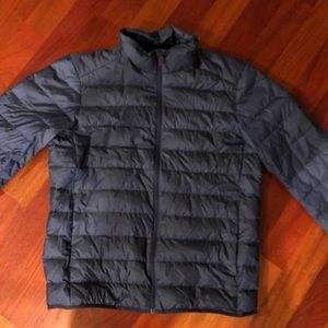 Uniqlo light weight navy jacket
